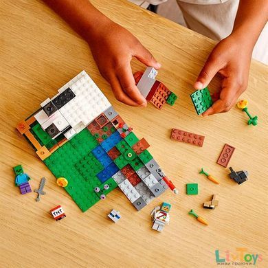 Конструктор LEGO Minecraft Кроличья ферма 340 деталей (21181)