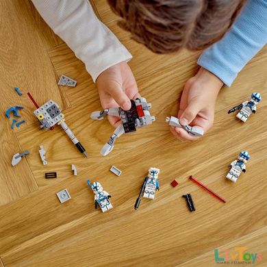 Конструктор LEGO Star Wars Бойовий загін бійців-клонів 501-го легіону 119 деталей (75345)