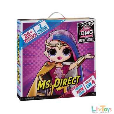 Ігровий набір з лялькою L.O.L. SURPRISE! серії "O.M.G. Movie Magic" - МІС АБСОЛЮТ (з аксес.)