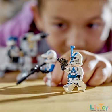 Конструктор LEGO Star Wars Бойовий загін бійців-клонів 501-го легіону 119 деталей (75345)