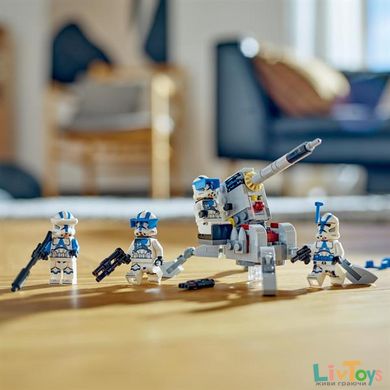 Конструктор LEGO Star Wars Бойовий загін бійців-клонів 501-го легіону 119 деталей (75345)