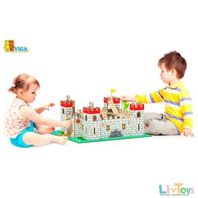 Іграшковий Замок -  Дерев'яний ігровий набір  Viga Toys (50310)