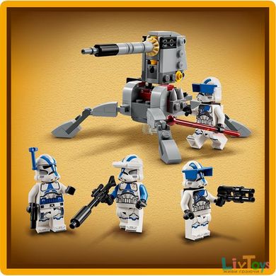 Конструктор LEGO Star Wars Бойовий загін бійців-клонів 501-го легіону 119 деталей (75345)