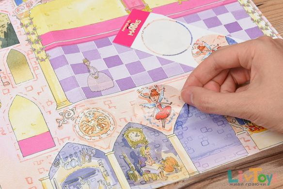 Набір перевідних наклейок Scribble Down з онлайн додатком Казка про принцесу SD/21