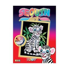 Набір для творчості Sequin Art RED Білий тигр Тобі SA0906