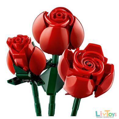 Конструктор LEGO Icons Букет роз 822 детали (10328)