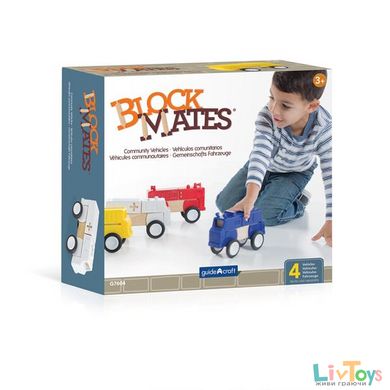 Игровой набор Guidecraft Block Mates Транспорт (без блоков) (G7604)