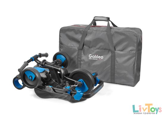Трехколесный велосипед Galileo Strollcycle Black синий GB-1002-B