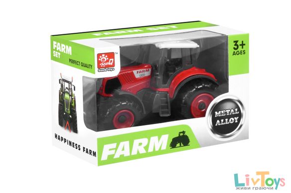 Машинка Farm Трактор (червоний), Same Toy