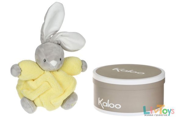 М'яка іграшка Kaloo Neon Кролик жовтий 18.5 см в коробці K962318