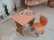 Вау! Дитячий стіл рожевий! Стіл-парта класична та стільчик.Подарунок!Підійде для навчання, малювання, гри