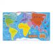 Магнітна карта світу Janod англ.мова J05504