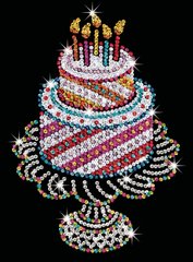 Набір для творчості Sequin Art ORANGE Святковий торт SA1506