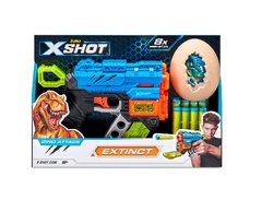 X-Shot Скорострельний бластер DINO Extinct New (1 яйцо, 8 патронов)