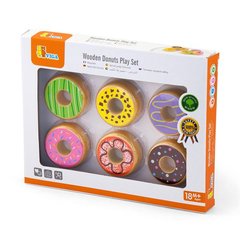 Игрушечные продукты Viga Toys Деревянные пончики (51604)