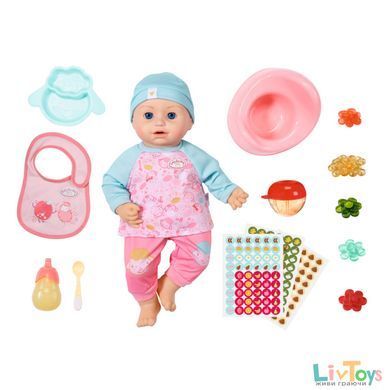 Інтерактивна лялька Baby Annabell - ЛАНЧ КРИХІТКИ АННАБЕЛЬ (43 cm, с аксессуарами, озвучена)