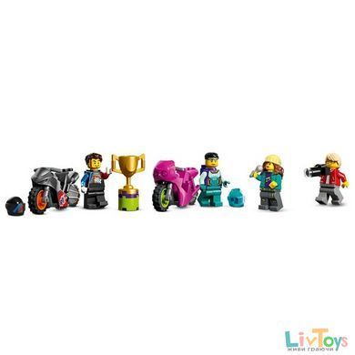 Конструктор LEGO City Stuntz Невероятное задание для каскадеров 385 деталей (60361)