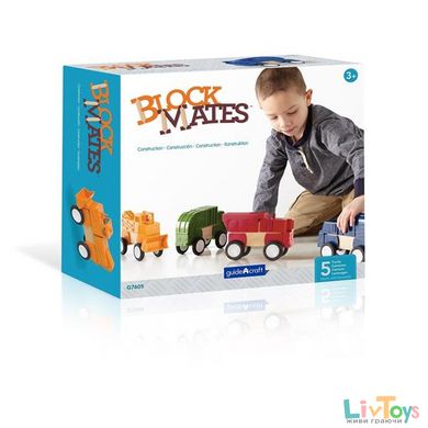 Игровой набор Guidecraft Block Mates Строительные машины (без блоков) (G7605)