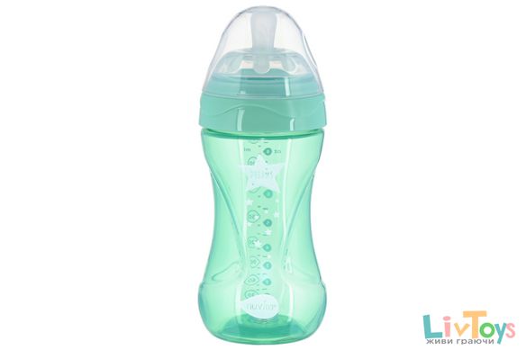 Детская Антиколикова бутылочка Nuvita NV6032 Mimic Cool 250мл зеленый