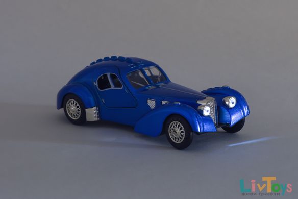Автомобіль 1:28 Same Toy Vintage Car зі світлом і звуком Синій HY62-2Ut-5