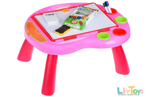 Навчальний стіл Same Toy My Art centre рожевий 8806Ut