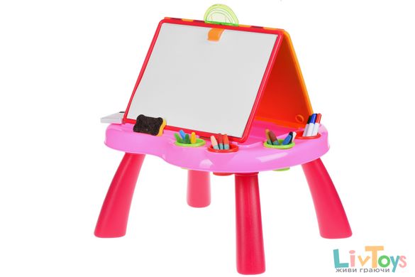 Учебный стол Same Toy My Art centre розовый 8806Ut