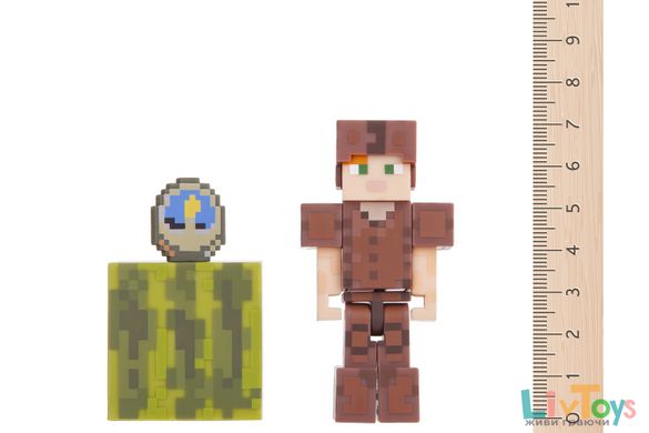 Колекційна фігурка Alex in Leather Armor серія 4, Minecraft