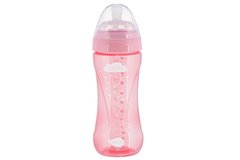 Детская Антиколикова бутылочка Nuvita NV6052 Mimic Cool 330мл розовая