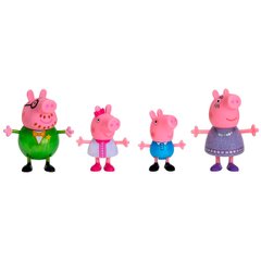 Набір фігурок Peppa - ВЕЛИКА СІМ'Я ПЕППИ, СВЯТО (Мама, Тато, Пеппа і Джордж)