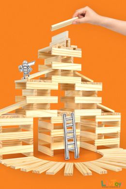 БАЗОВЫЙ набор деревянных блоков CITYBLOCKS - MD1114