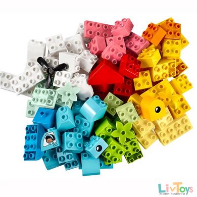 Конструктор LEGO DUPLO Коробка-серце 80 деталей (10909)