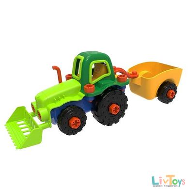 Конструктор Edu-Toys Трактор с инструментами (JS030)