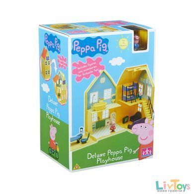 Игровой набор Peppa - ЗАГОРОДНЫЙ ДОМ ПЕППЫ (домик с мебелью, 2 фигурки)