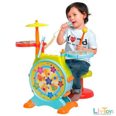 Музыкальная игрушка Hola Toys Барабанная установка (666)