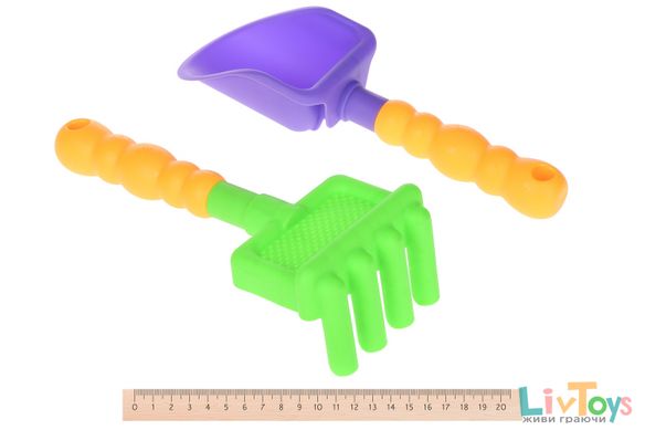 Набор для игры с песком Same Toy с Воздушной вертушой 8 шт (зеленый ведерко) HY-1207WUt-1