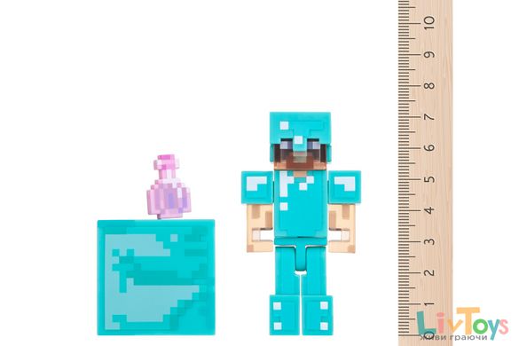 Ігрова фігурка Steve with Invisibility Potion серія 4, Minecraft