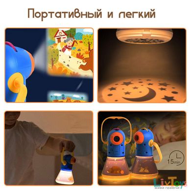 Проектор 12 Сказок и Ночник 3в1 MiDeer (MD1103) NEW+ брошюра со сказками на русском