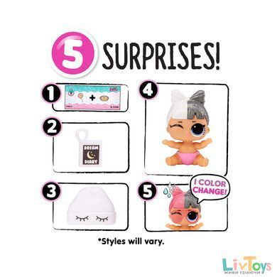 Ігровий набір з лялькою L.O.L. SURPRISE! серії "Glitter Color Change" &ndash; СЕСТРИЧКИ (в ас., у дисп.)