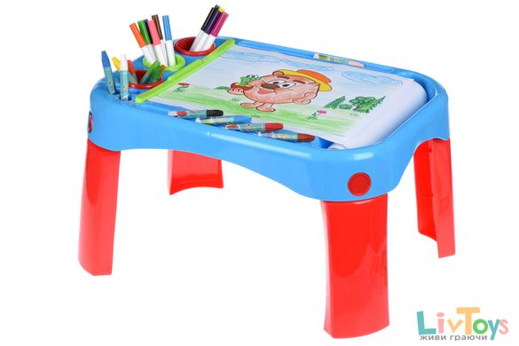 Учебный стол Same Toy My Fun Creative table с аксессуарами 8810Ut