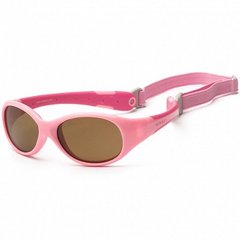 Дитячі сонцезахисні окуляри Koolsun рожеві серії Flex (Розмір: 0+)