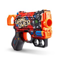 Скорострільний бластер X-SHOT Skins Menace Game Over (8 патронів)