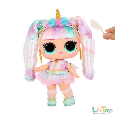 Ігровий набір з мегалялькою L.O.L. SURPRISE! серії "Big Baby Hair Hair Hair" &ndash; ЄДИНОРІГ