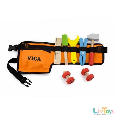 Деревянный игровой набор  Пояс с инструментами Viga Toys (50532)