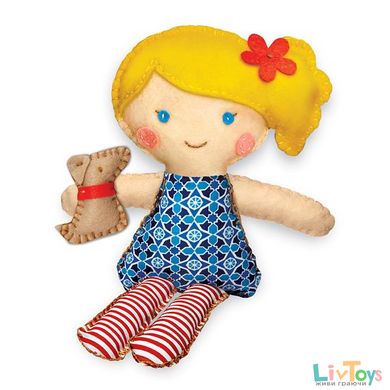 Набір для шиття іграшки 4M Лялька з цуценям (00-02767)