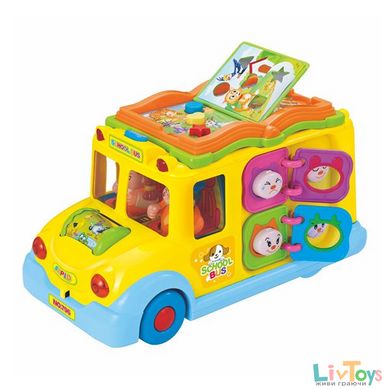 Музыкальная развивающая игрушка Hola Toys Школьный автобус (796)
