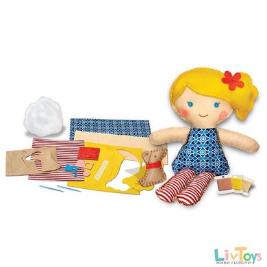 Набор для шитья игрушки 4M Кукла со щенком (00-02767)