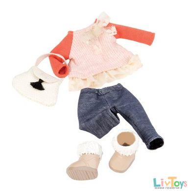 Набор одежды для кукол LORI с кружевами LO30002Z