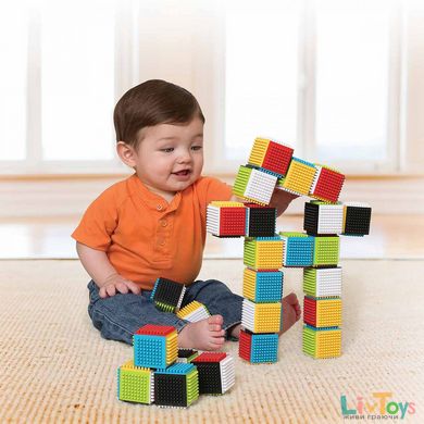 Infantino Развивающий набор Текстурные кубики