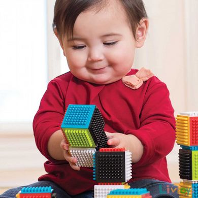 Infantino Развивающий набор Текстурные кубики