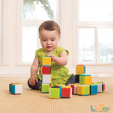Infantino Розвиваючий набір Текстурні кубики